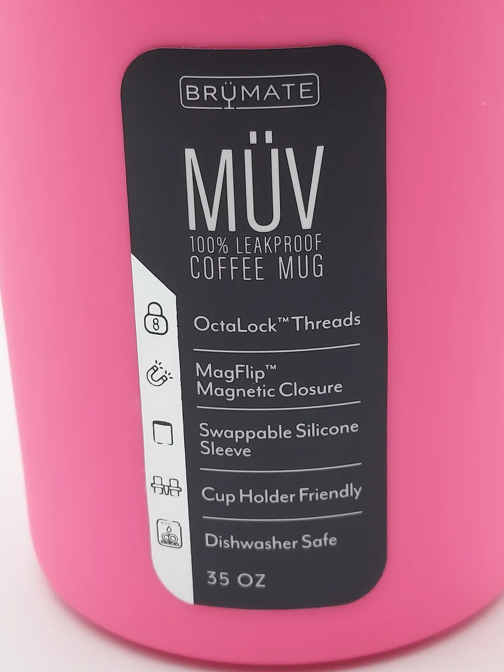 BRÜMATE Müv 35oz - Neon Pink